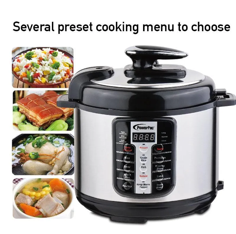 Electric Pressure Cooker With Stainless Steel Pot 5.0L (PPC511 SSPOT)