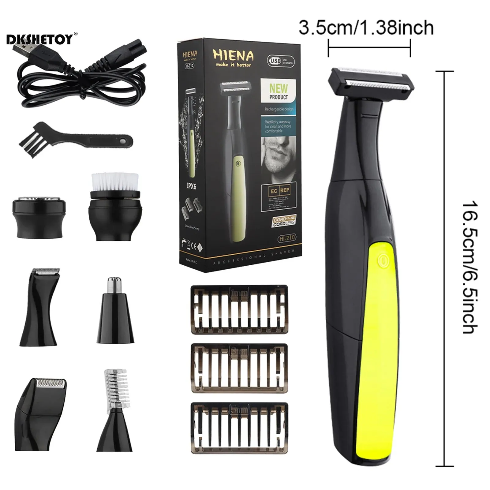 Electric Shavers Powerful Rechargeable Beard Trimmer Electric Razor