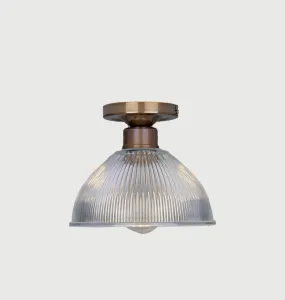 Erbil Prismatic Glass Flush Ceiling Light