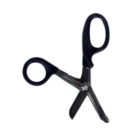 Ever Ready First Aid Titanium Bonded Bandage Shears 7 1/4" Bent, Tactical Stealth Black