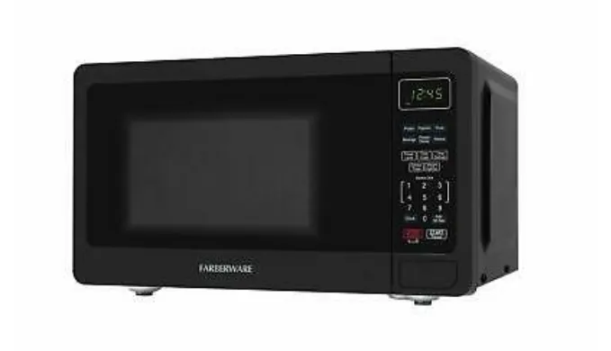 Farberware Microwave Oven FRF07BBTBKH 0.7 Cubic Foot 700 Watt (Refurbished) - Ships Quick!