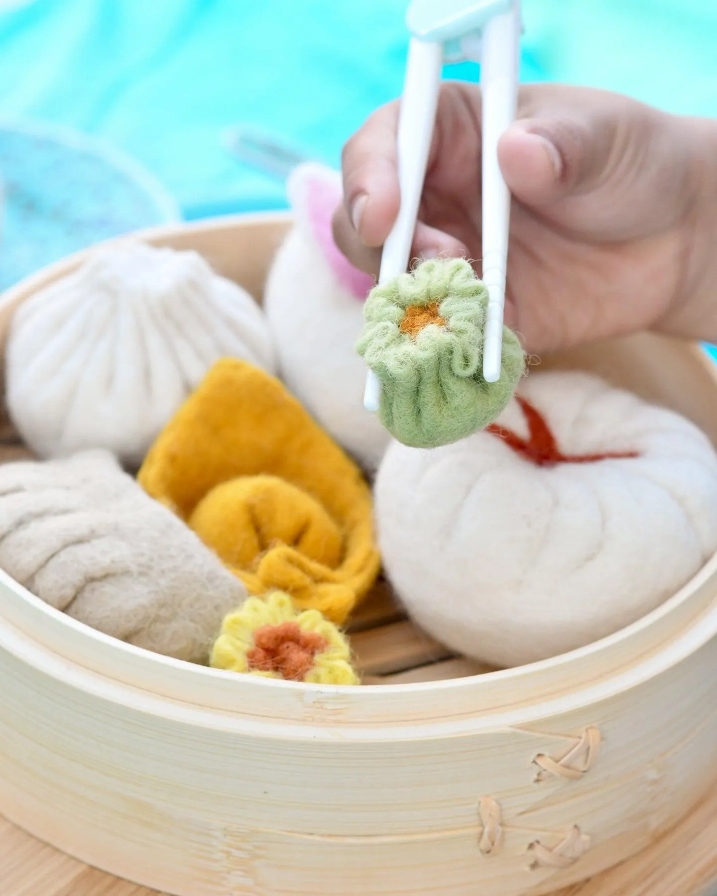 Felt Dim Sum Yum Cha Play Food Set