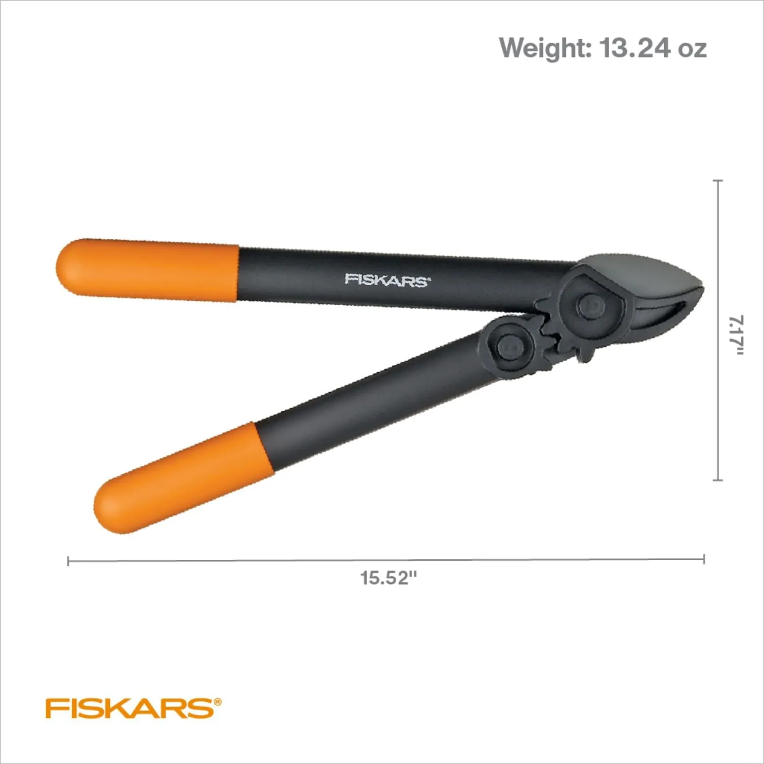 Fiskars 15" PowerGear Super Pruner/Garden Lopper - Sharp Precision-Ground Steel Blade Tree Trimmer - Cuts up to 1.5" Diameter