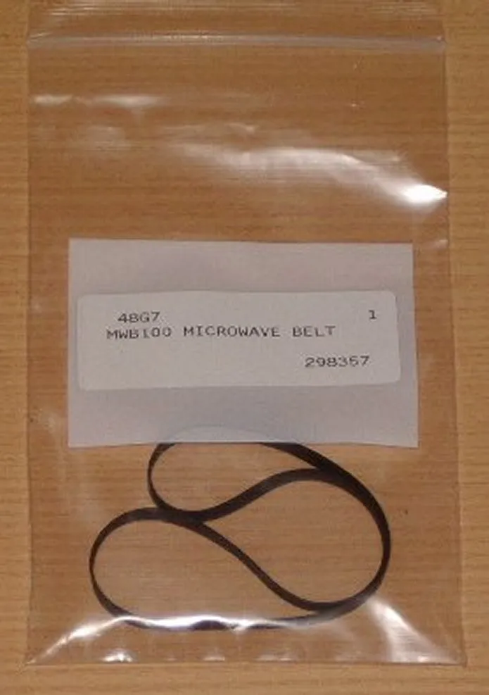 Flat Panasonic Microwave Oven Drive Belt - Part # MWB100