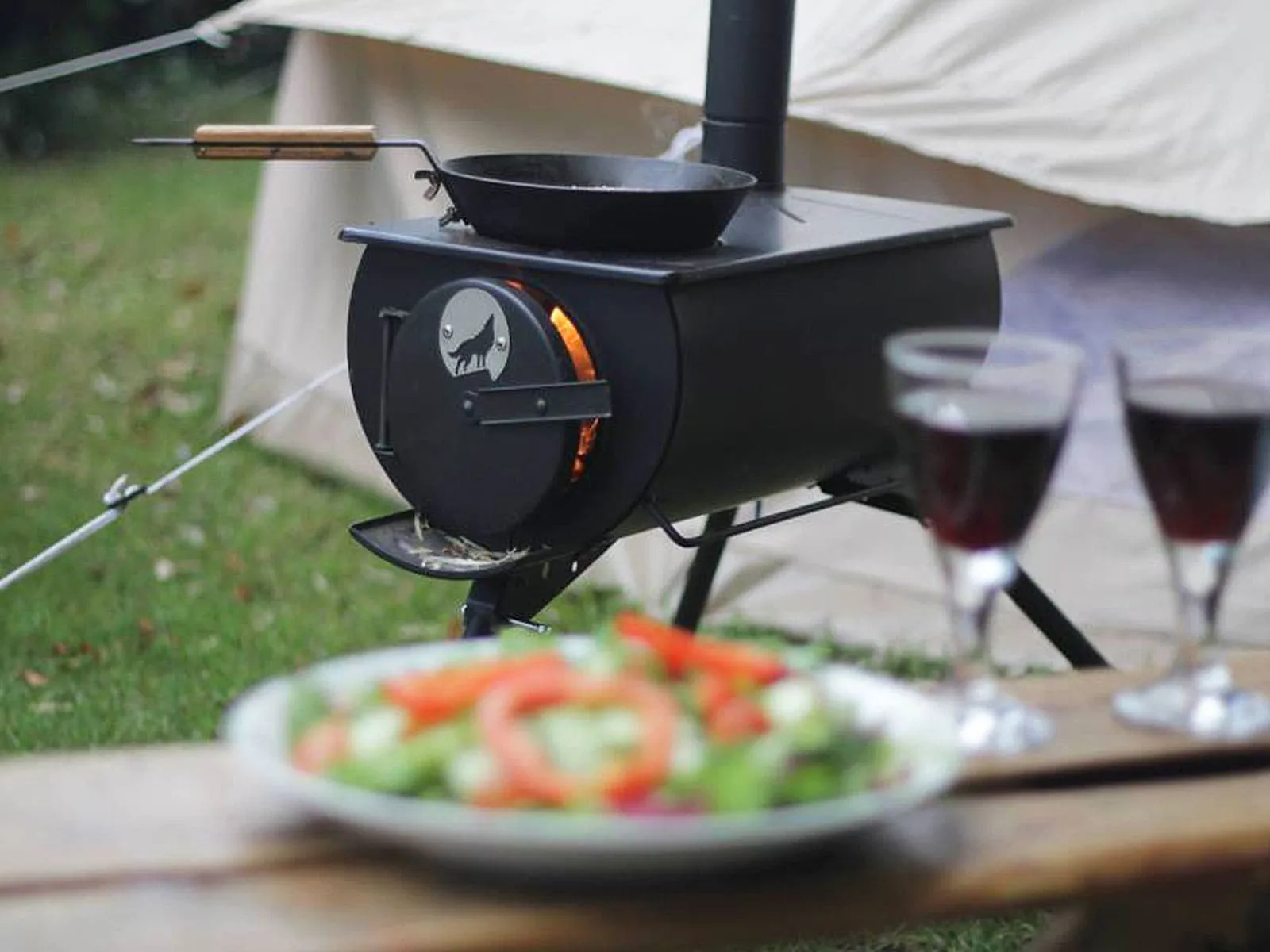 Frontier Stove with FREE Bell Tent Flashing Kit