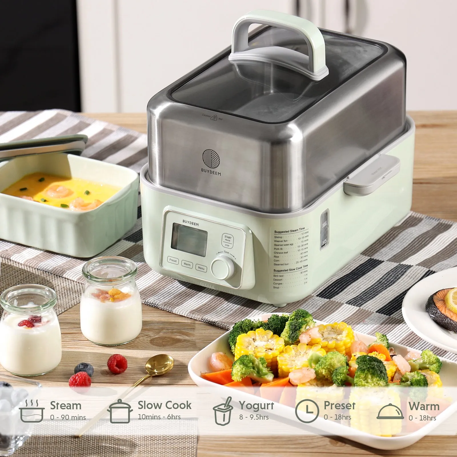 G553 Two-Tier Food Steamer - Bundle Offer (Stew Pots Not Included)