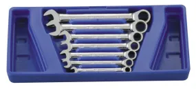 Genius GW-7607M - 7 Piece Metric Combination Ratcheting Wrench Set