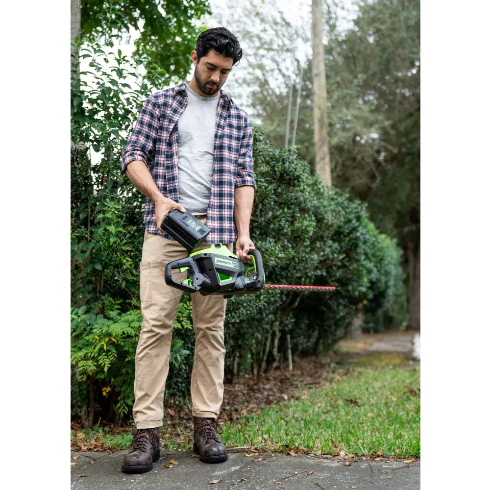 Greenworks 60v Battery Hedge Trimmer (Skin Only)