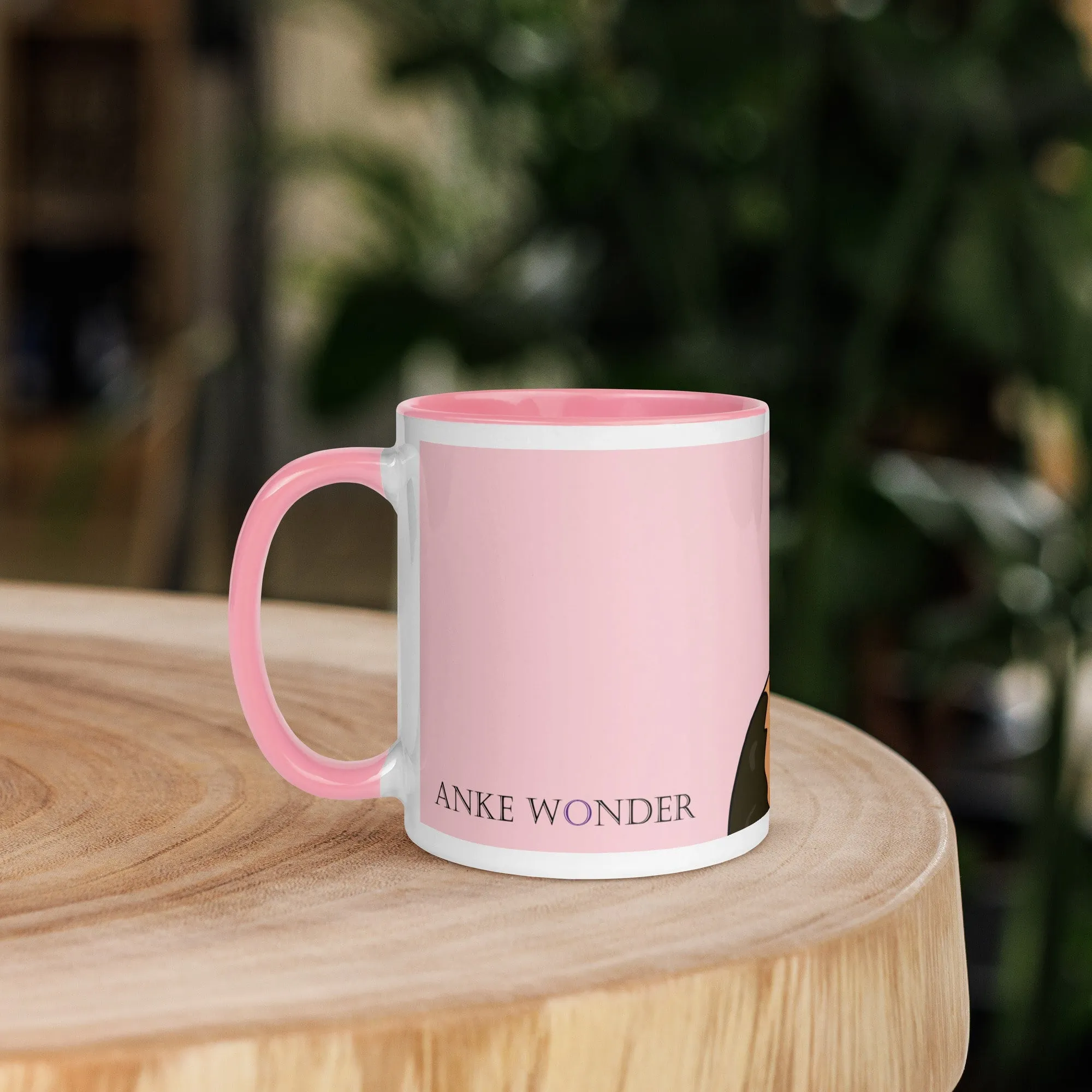 Guinea Pig with Crown Pink Mug