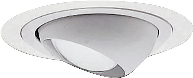 Halo 998P Recessed Light Trim, Aluminum Body, White :EA: QUANTITY: 1