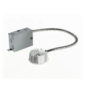 Halo Commercial HCDJBLS510CSD Junction Box LED Fixture Kit, 500/750/1000 Lumen & 5CCT Selectable