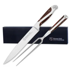 Hammer Stahl Carving Knife & Fork Set