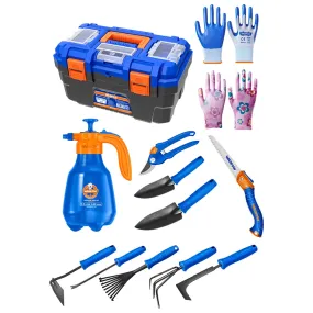 Hand Garden Plastic Tool Set With 16 Inch 13pcs.