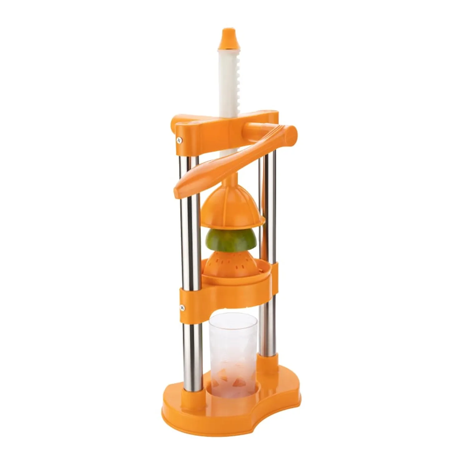 Hand Pressure Juicer With Glass Manual Cold Press Juice Machine  Instant Make Juice Squeezer, Fruits Juicer, Juice Maker, Orange Juice Extractor For Fruits & Vegetables, Orange