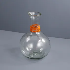 Handblown Glass Carafe / Orange