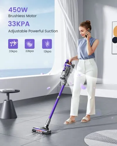 HONITURE S14 Cordless Vacuum Cleaner 33KPA Powerful Vacuum Cleaners