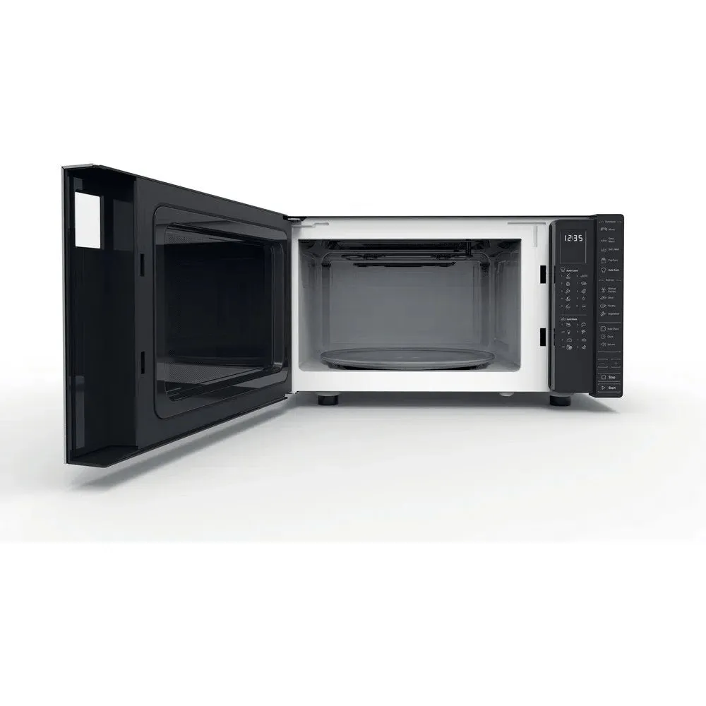 Hotpoint MWH301B 30 Litre Freestanding Microwave, 53.9cm Wide - Black