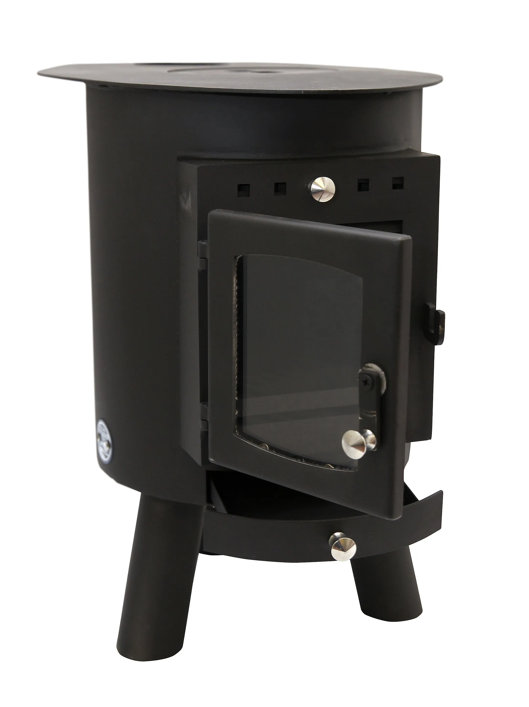 Hygge Oval Wood Stove | 4.5kw 18kg | Single Wall Flue Package