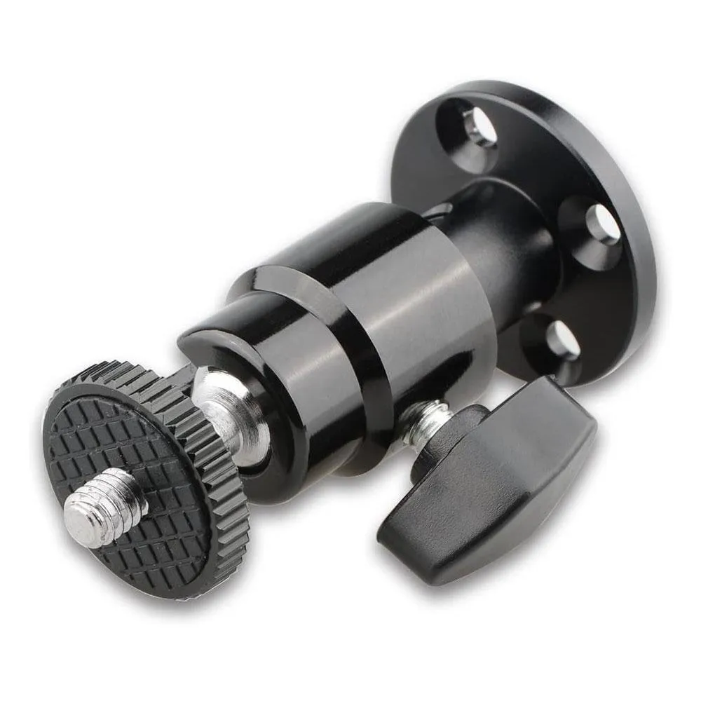 Hypop 1/4"-20 Mini Ball Head with Wall Ceiling Mount