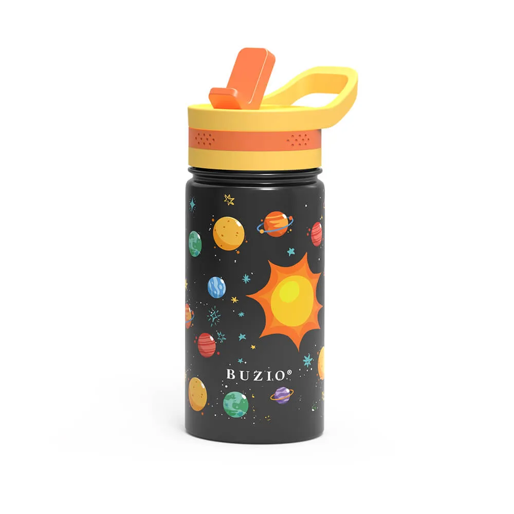 Insulated Water Bottle with Straw Lid for Kids | 14oz