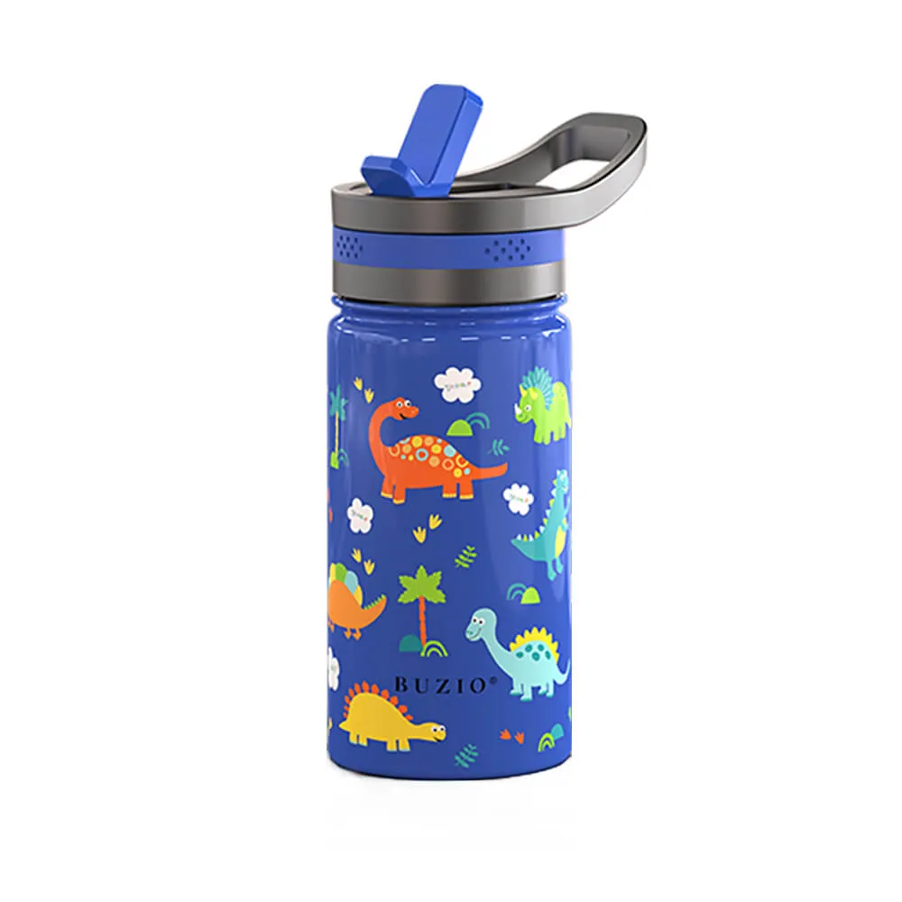 Insulated Water Bottle with Straw Lid for Kids | 14oz