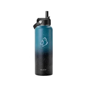 Insulated Water Bottles with 2 Lids | Starry Indigo | 40oz