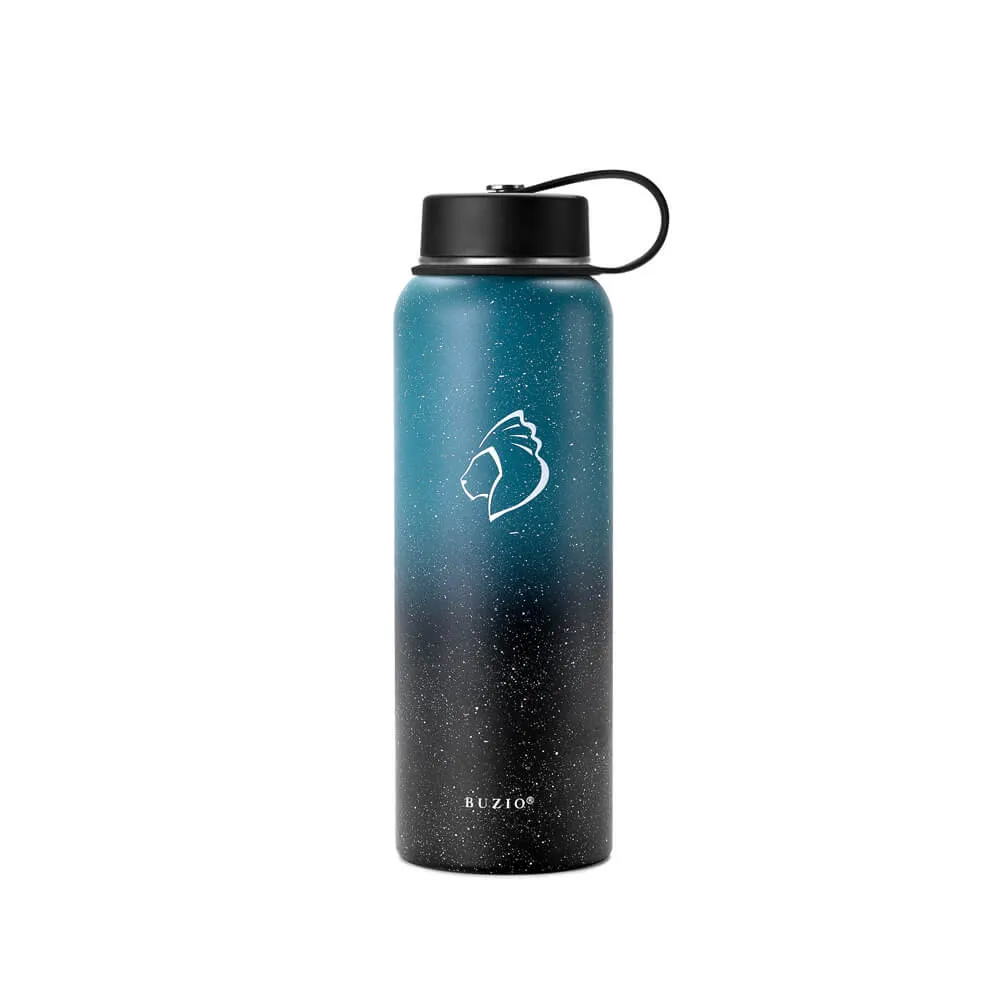 Insulated Water Bottles with 2 Lids | Starry Indigo | 40oz