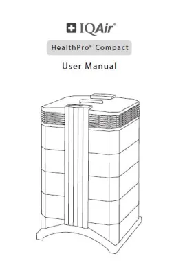 IQAir Air Purifier User Manual Model- Health Pro Compact