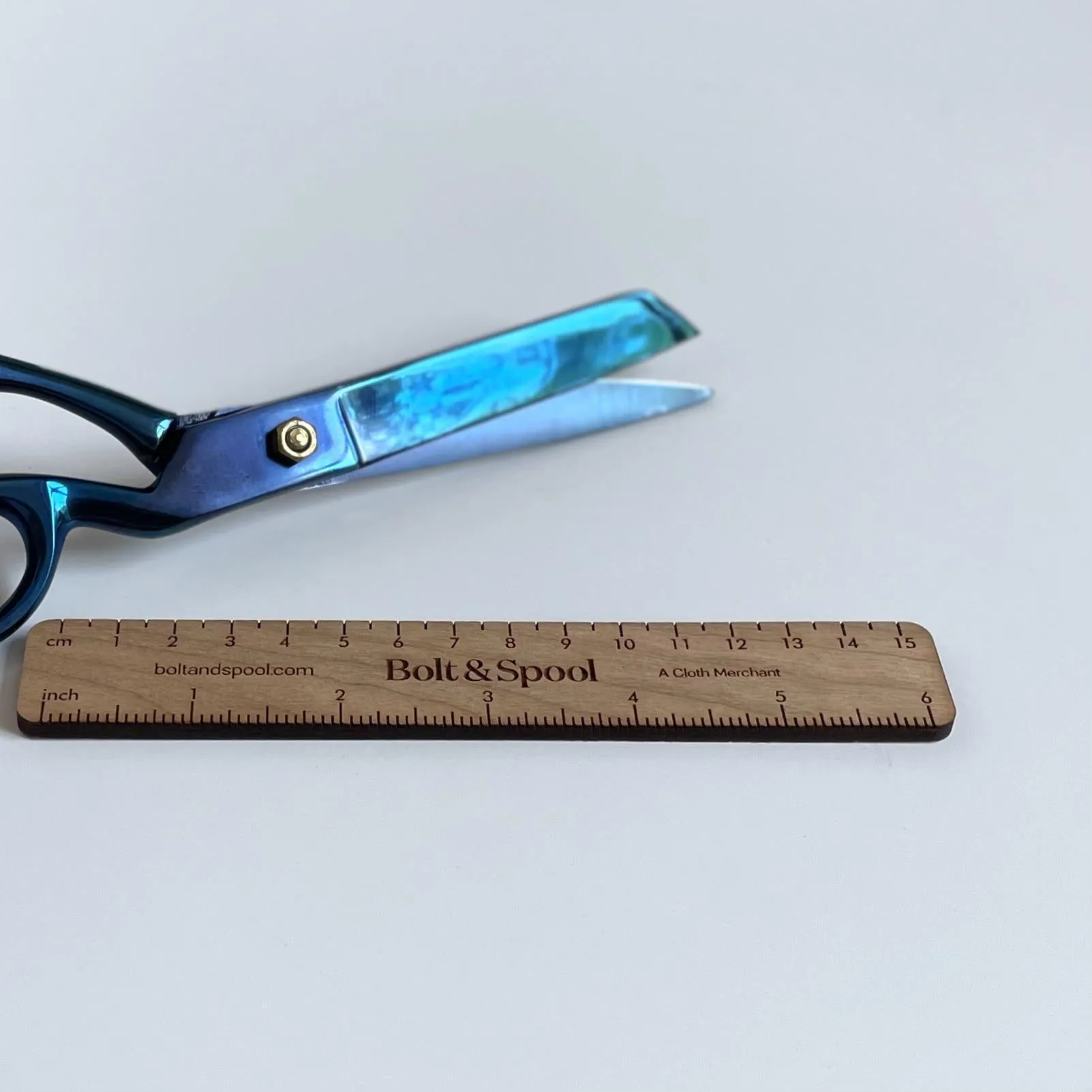 Iridescent Blue 8" Tailor Shears