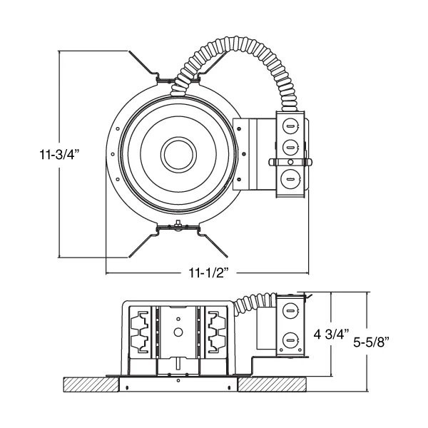 Juno TC22LED  6" LED Downlight New Construction Recessed Housing - 1400 Lumens