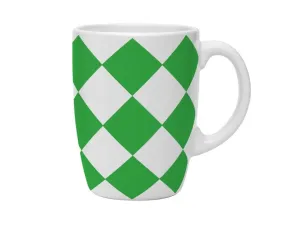 Kates Green Diamond Mug