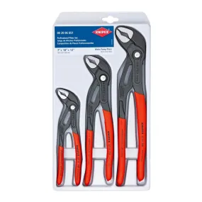 Knipex 00 20 06 US1 Self-Locking Cobra Water Pump Pliers Set (3-Piece)