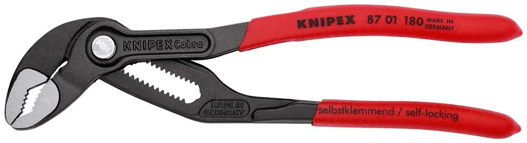 KNIPEX COBRA PLIERS 8 PC SET