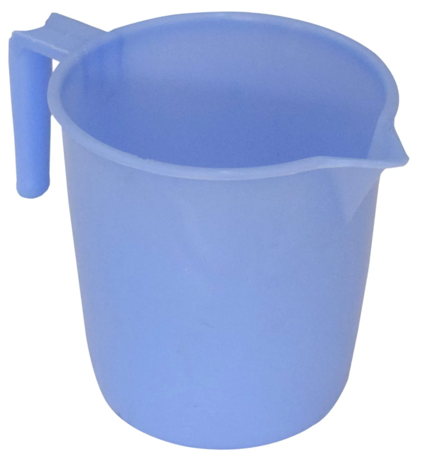 Kuber Industries 3 Pieces Plastic Mug, Tub & Stool Set (Blue)