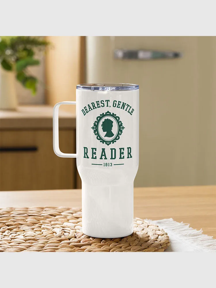 Lady Whistledown Spill the Tea 25 oz. Travel Mug [Green]