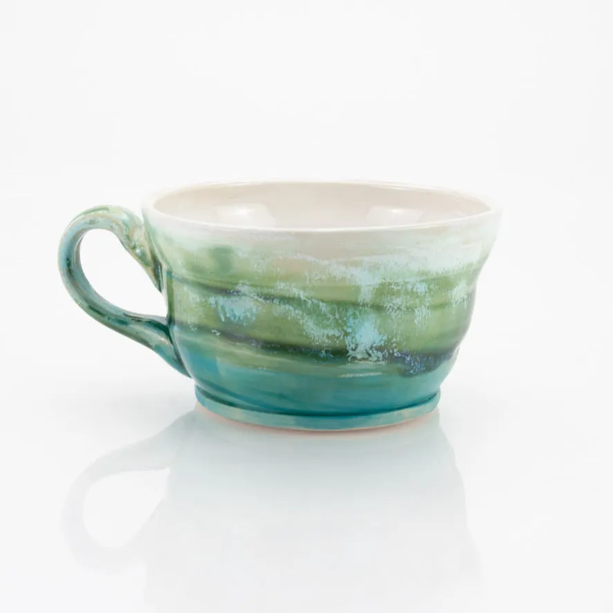 Latte / Cappuccino Mug 12 oz - Sea Foam Green