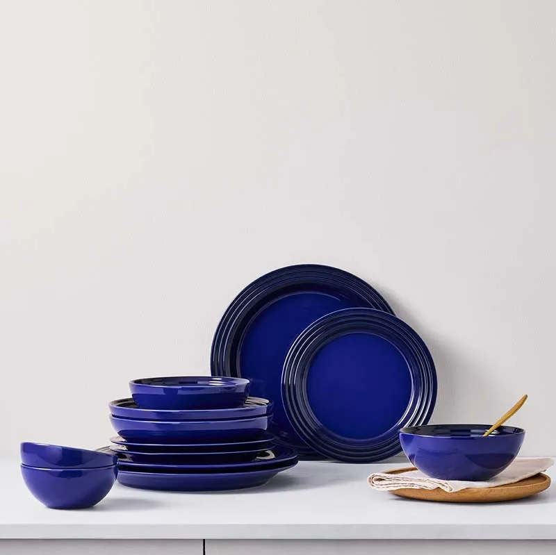 Le Creuset Stoneware Side Plate 22cm Indigo