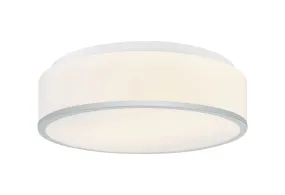 LED Ceiling Mount from the Echo Collection in Chrome Finish by Matteo Lighting