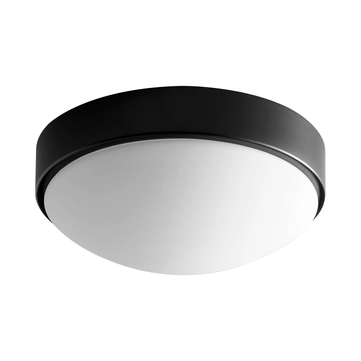 LED Ceiling Mount from the Journey Collection in Black Finish by Oxygen