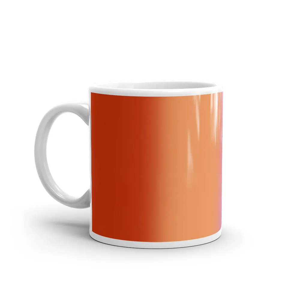 Lesbian Blurred Flag Glossy Mug