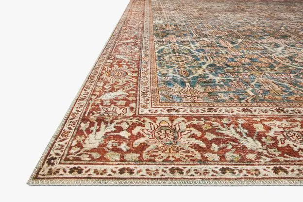 Loloi Rugs Layla Collection - LAY-04 Ocean/Rust