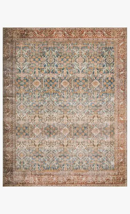 Loloi Rugs Layla Collection - LAY-04 Ocean/Rust