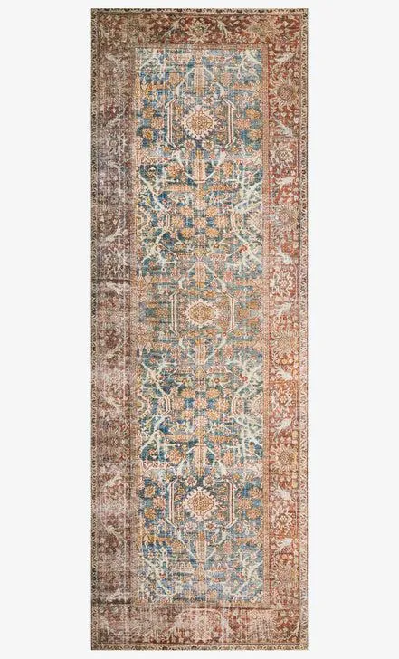 Loloi Rugs Layla Collection - LAY-04 Ocean/Rust