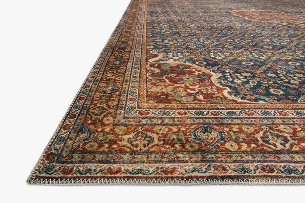 Loloi Rugs Layla Collection - LAY-09 Cobalt Blue/Spice