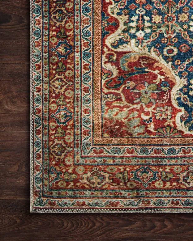 Loloi Rugs Layla Collection - LAY-09 Cobalt Blue/Spice