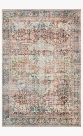 Loloi Rugs Loren Collection - LQ-14 Brick/Multi