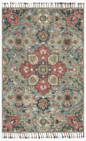 Loloi Rugs Zharah Collection - ZR-13 Lt. Blue/Multi