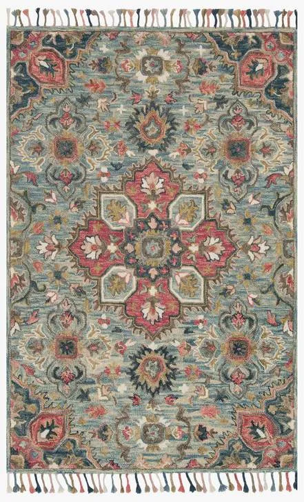 Loloi Rugs Zharah Collection - ZR-13 Lt. Blue/Multi