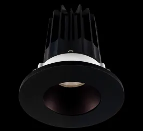 Lotus LED-2-S15W-5CCT-2RRBZ-2RTBK-24D 2 Inch Round Recessed LED 15 Watt Designer Series - 5CCT Selectable - 1000 Lumen - 24 Degree Beam Spread - Bronze Reflector - Black Trim