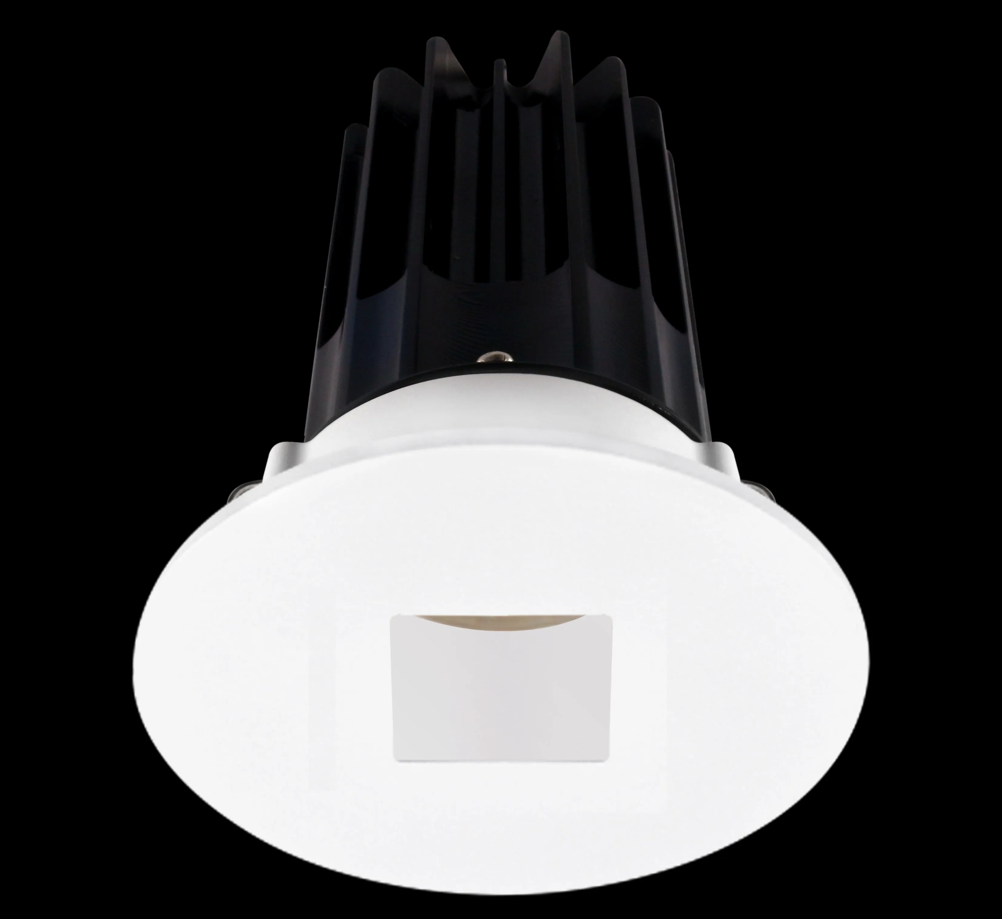 Lotus LED-2-S15W-5CCT-2RRWH-2RSH 2 Inch Round Recessed LED 15 Watt Designer Series - 5CCT Selectable - 1000 Lumen - White Reflector - Square Hole Trim